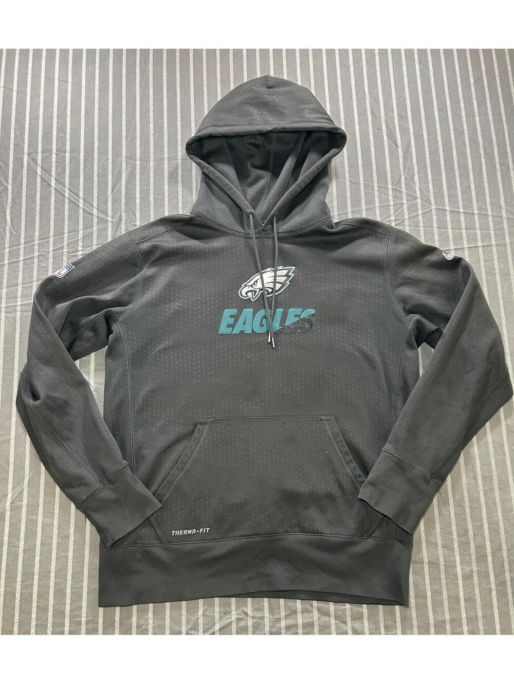 Nike Therma-Fit Philadelphia Eagles Performance Pullover Hoodie Men's Medium